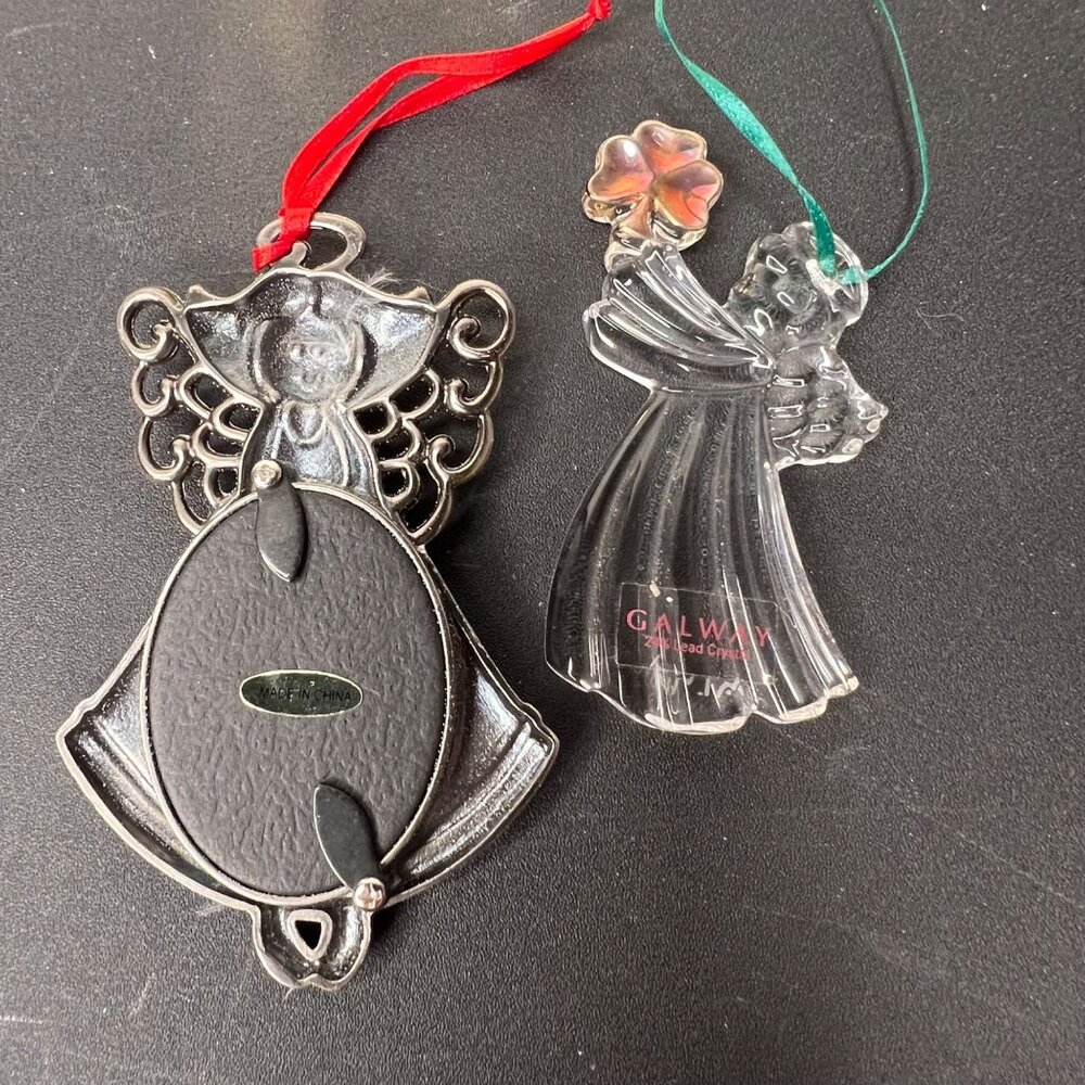 5 Angel Ornaments & Pins - Mixed Materials - Holiday/Decorative Collectibles - Picture 7 of 11